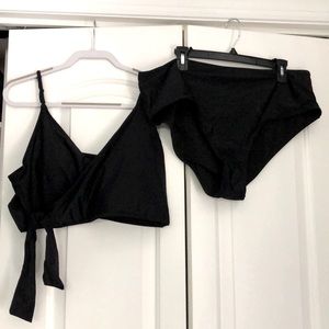 Black Wrap Bikini